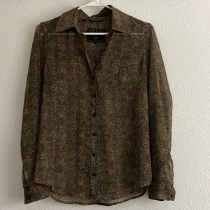 GUESS Leopard Print Blouse